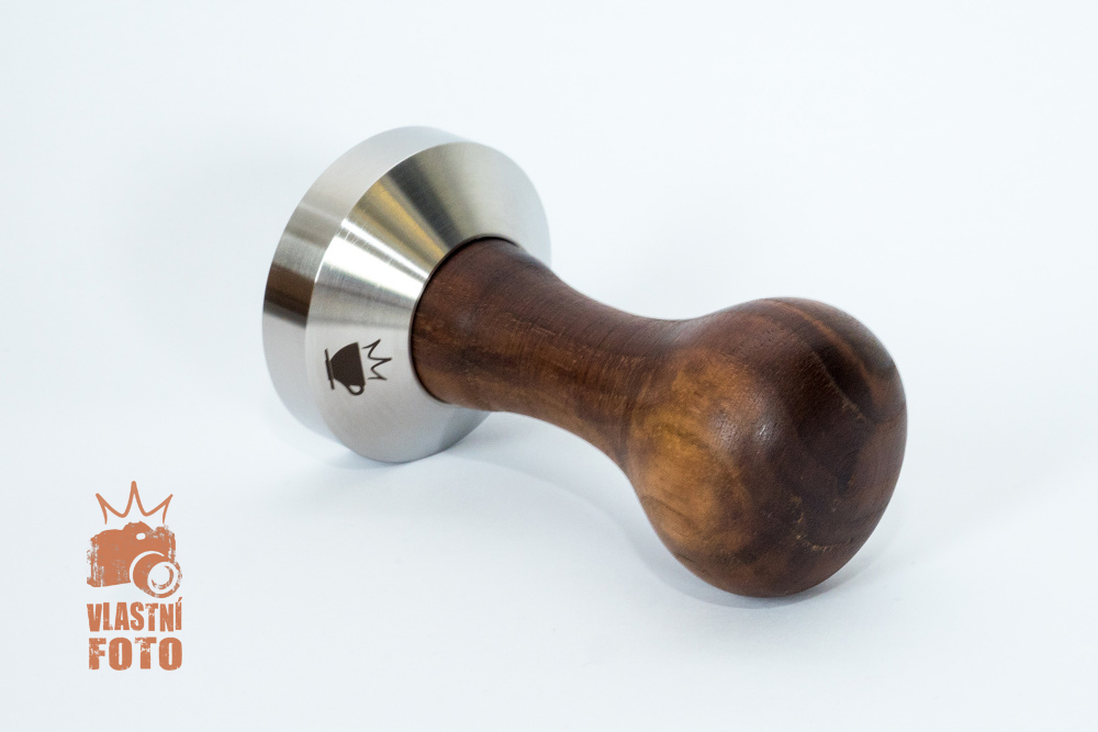 Tamper na kávu 53 mm ořech King’s Coffee